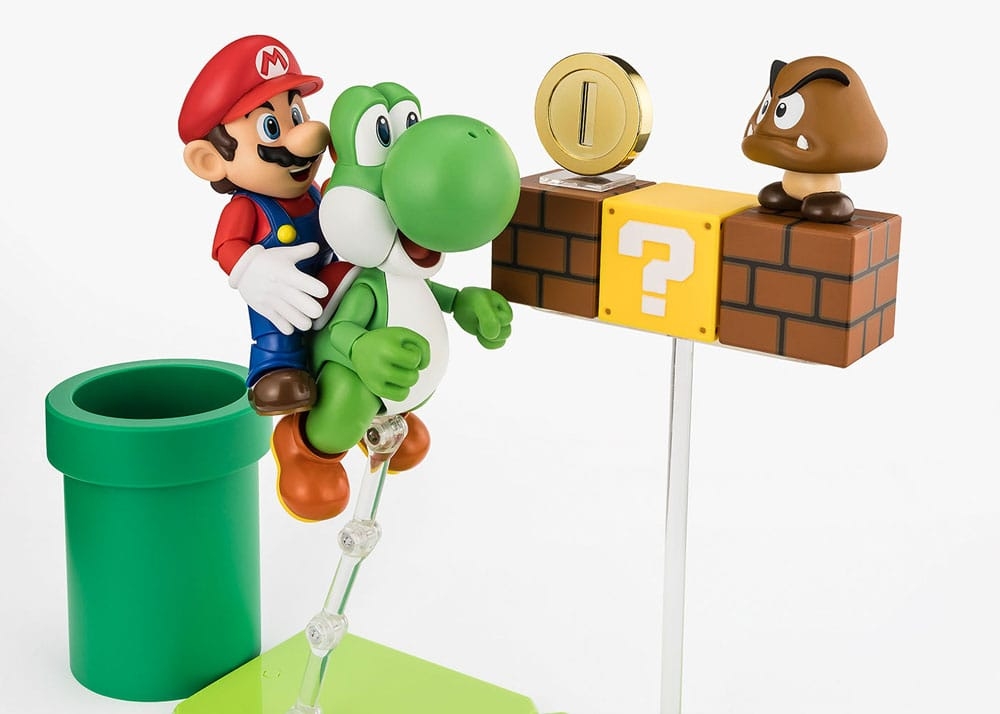 Super Mario Playset SH Figuarts par Bandai Tamashii Nations - diorama Super Mario de 15 cm