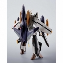 VF-0S and QF-2200D-B Ghost Set (Roy Focker Use) Hi-Metal R Chogokin par Bandai - figurine Macross de 14 cm
