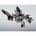 VF-0S and QF-2200D-B Ghost Set (Roy Focker Use) Hi-Metal R Chogokin par Bandai - figurine Macross de 14 cm