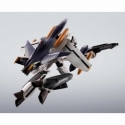 VF-0S and QF-2200D-B Ghost Set (Roy Focker Use) Hi-Metal R Chogokin par Bandai - figurine Macross de 14 cm