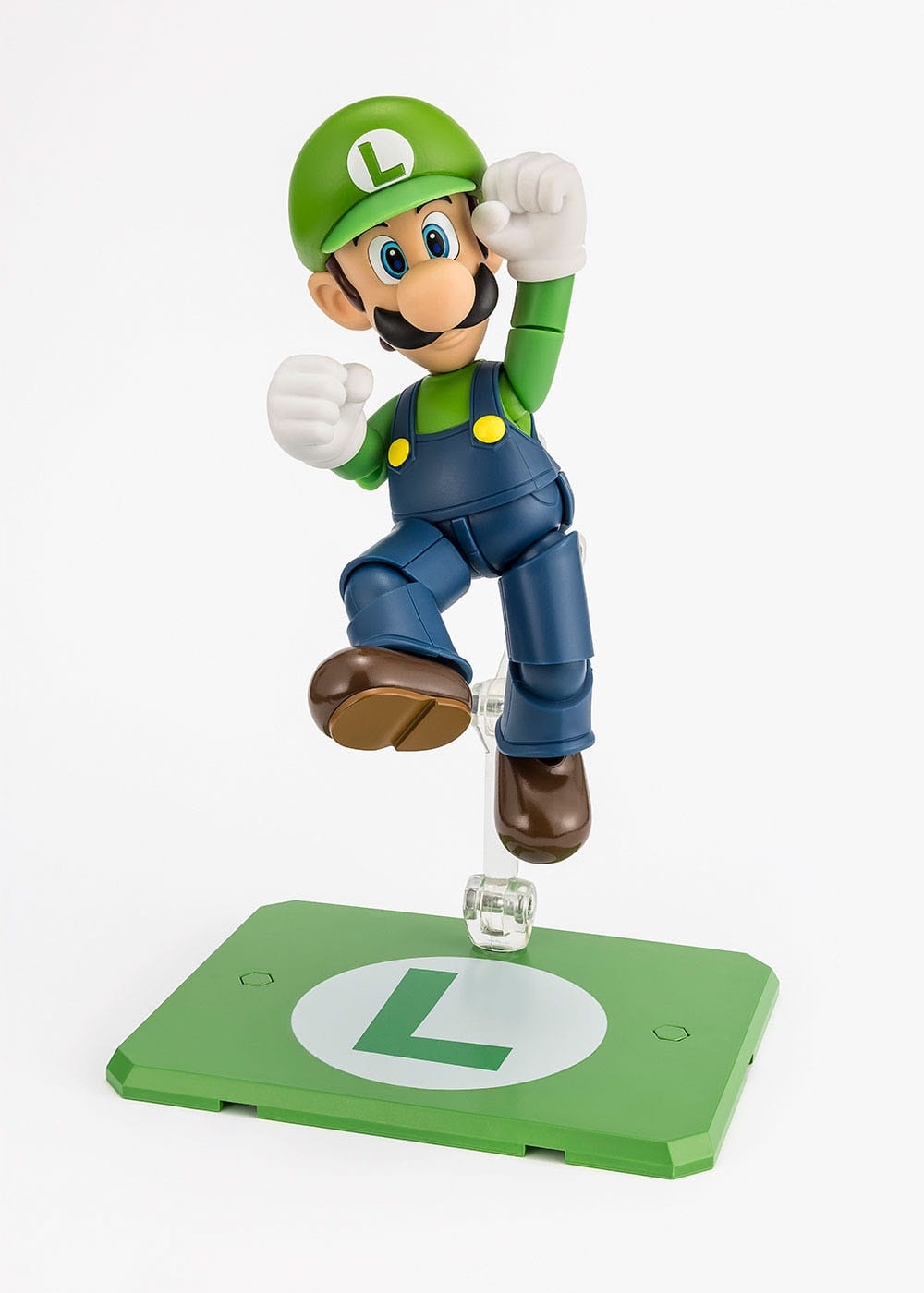 Luigi SH Figuarts by Bandai Tamashii Nations Reissue version - Super Mario 11 cm action figure