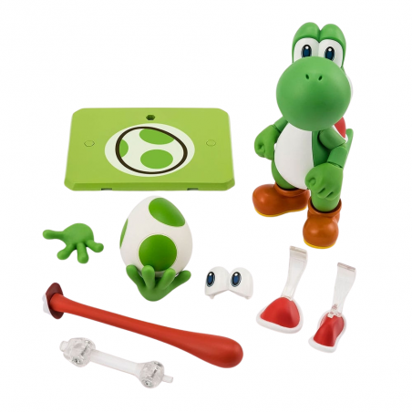 Yoshi SH Figuarts Reissue par Bandai Tamashii Nations - figurine Super Mario de 11 cm