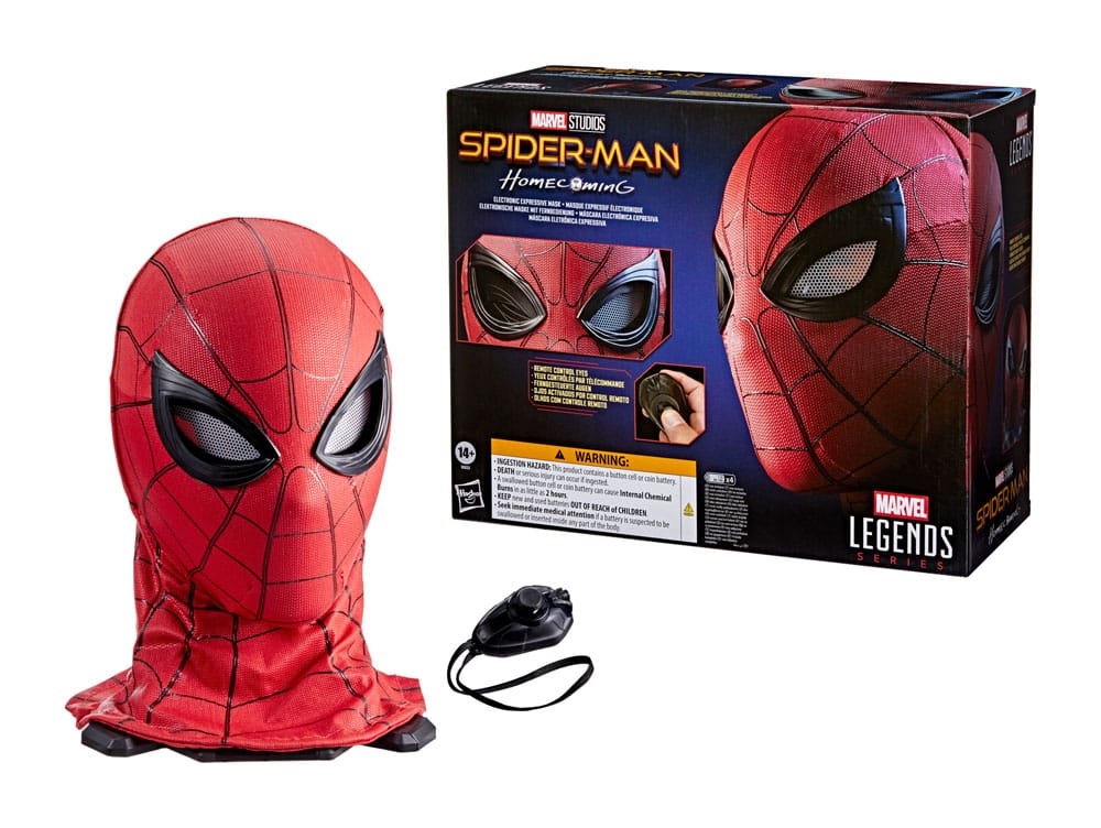 Spider-Man (Expressive) Marvel Legends par Hasbro - masque 1/1 de 30 cm