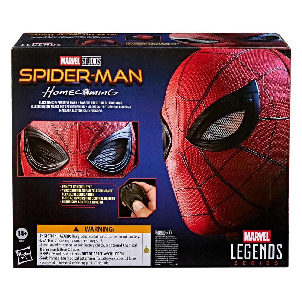 Spider-Man (Expressive) Marvel Legends par Hasbro - masque 1/1 de 30 cm