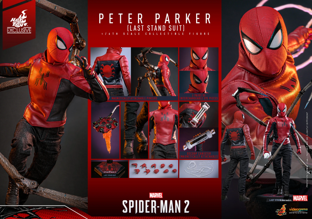 Peter Parker (Last Stand Suit) par Hot Toys - figurine 1/6 Marvel's Spider-Man de 30 cm - Reference VGM71