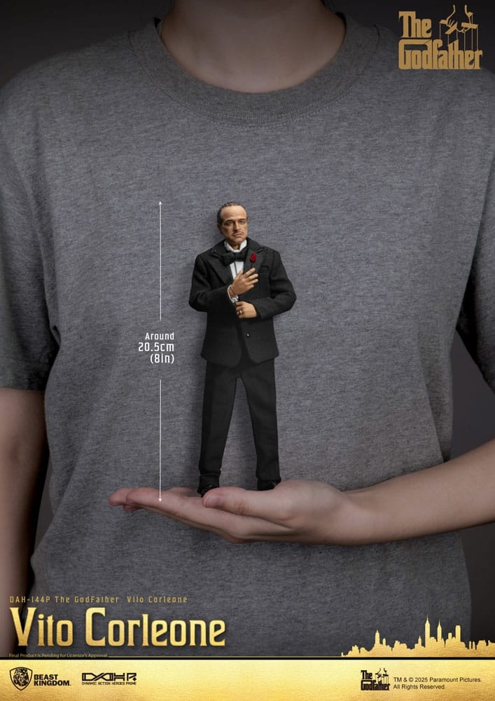 Vito Corleone Dynamic Action Heroes par Beast Kingdom - figurine 1/9 Le Parrain de 20 cm - Reference DAH-144P
