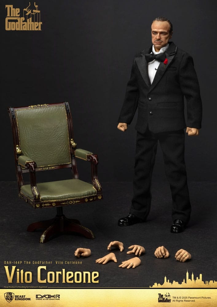 Vito Corleone Dynamic Action Heroes par Beast Kingdom - figurine 1/9 Le Parrain de 20 cm - Reference DAH-144P