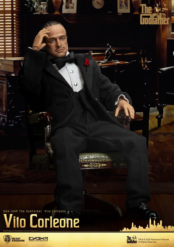 Vito Corleone Dynamic Action Heroes par Beast Kingdom - figurine 1/9 Le Parrain de 20 cm - Reference DAH-144P