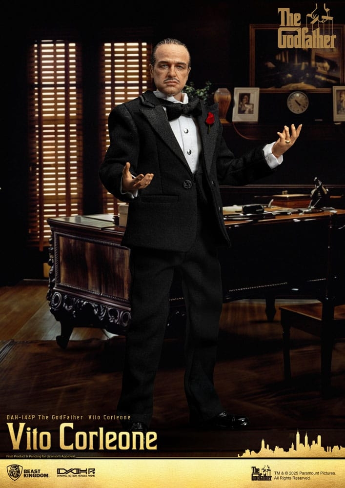 Vito Corleone Dynamic Action Heroes par Beast Kingdom - figurine 1/9 Le Parrain de 20 cm - Reference DAH-144P