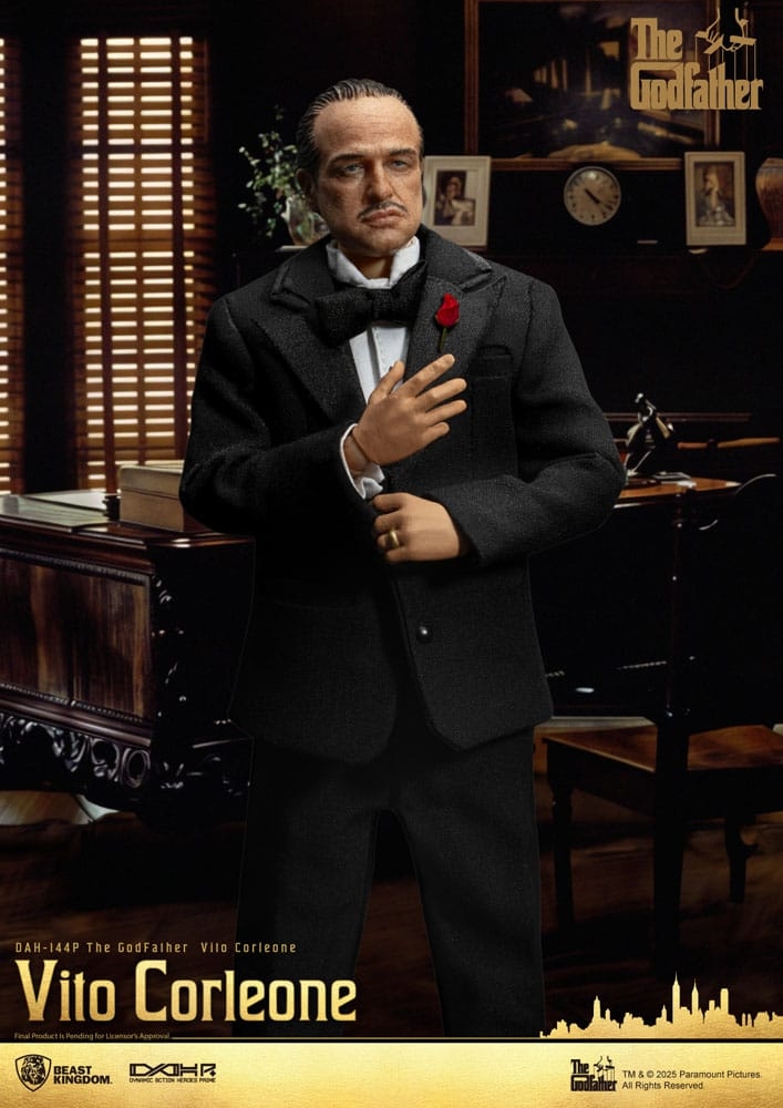 Vito Corleone Dynamic Action Heroes par Beast Kingdom - figurine 1/9 Le Parrain de 20 cm - Reference DAH-144P