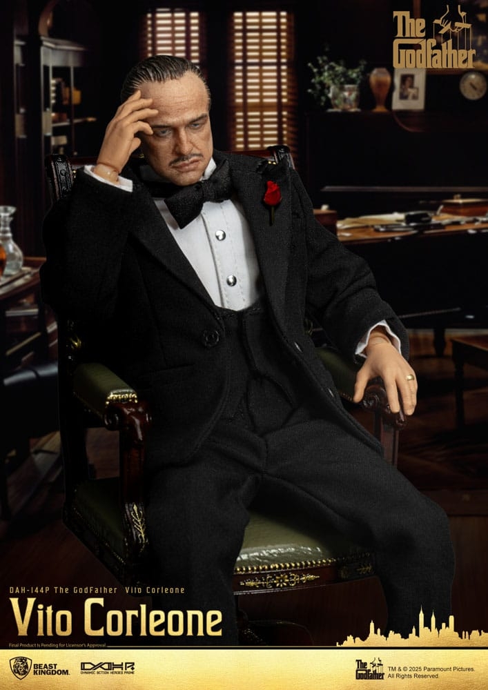 Vito Corleone Dynamic Action Heroes par Beast Kingdom - figurine 1/9 Le Parrain de 20 cm - Reference DAH-144P