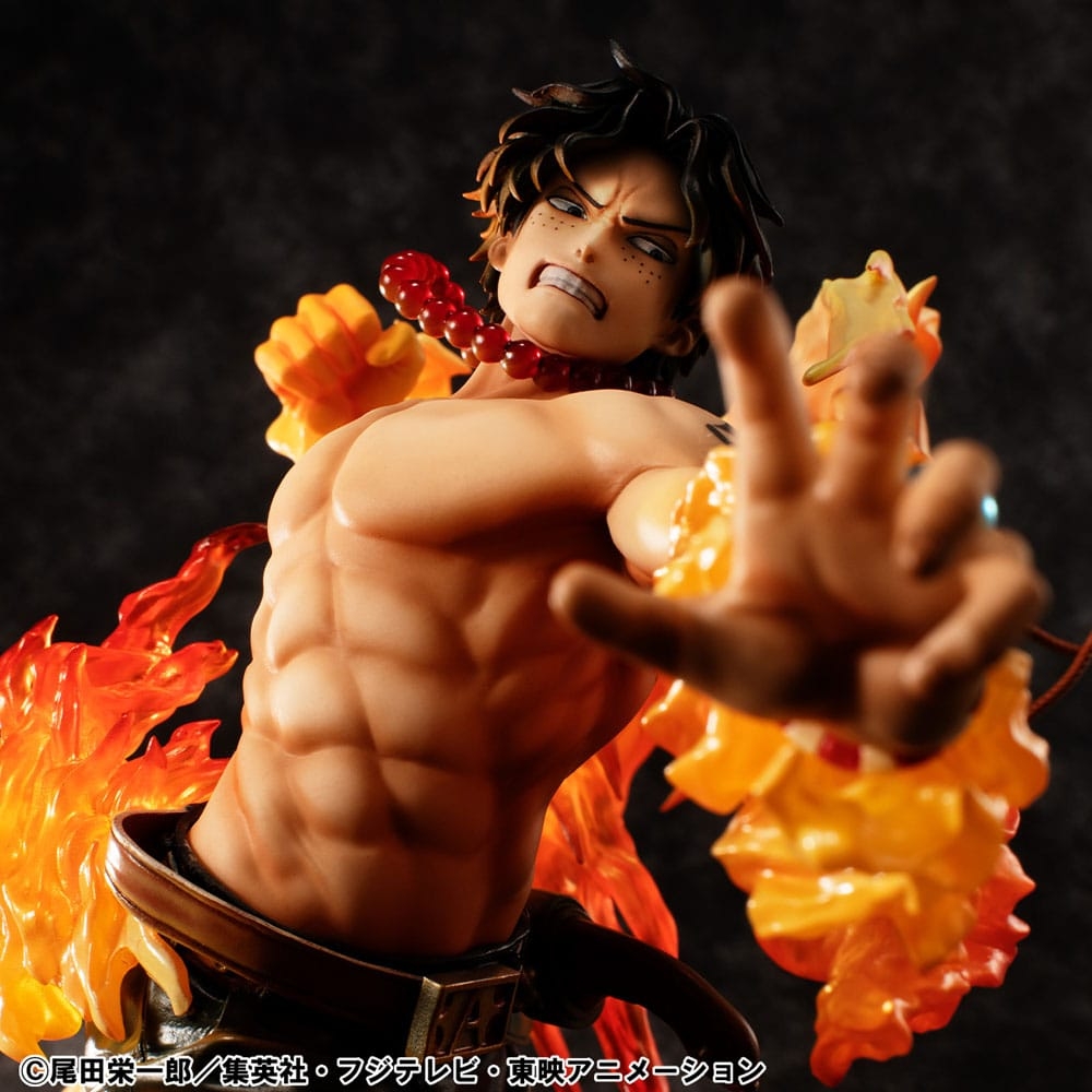 Portgas D Ace Portrait of Pirates POP NEO Maximum Rerun par Megahouse - figurine 1/8 One Piece de 23 cm
