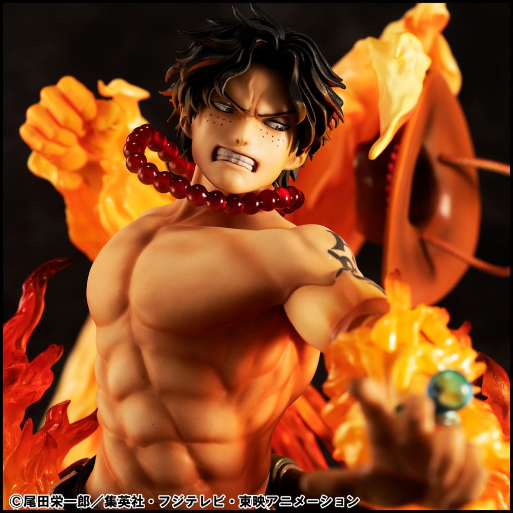 Portgas D Ace Portrait of Pirates POP NEO Maximum Rerun par Megahouse - figurine 1/8 One Piece de 23 cm