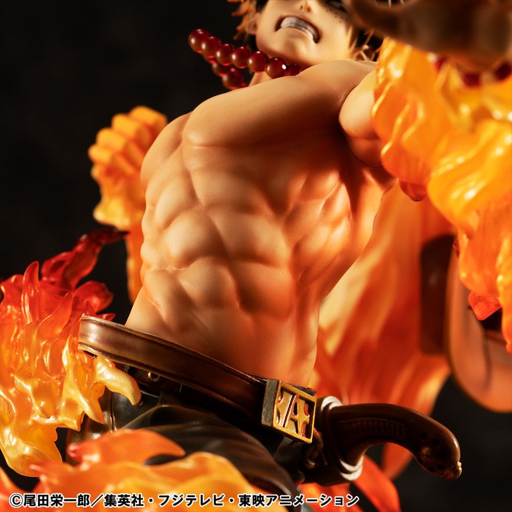 Portgas D Ace Portrait of Pirates POP NEO Maximum Rerun par Megahouse - figurine 1/8 One Piece de 23 cm