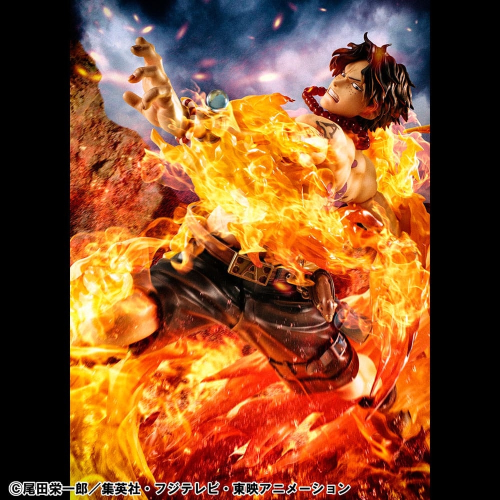 Portgas D Ace Portrait of Pirates POP NEO Maximum by Megahouse Rerun version - One Piece 1/8 scale figure
