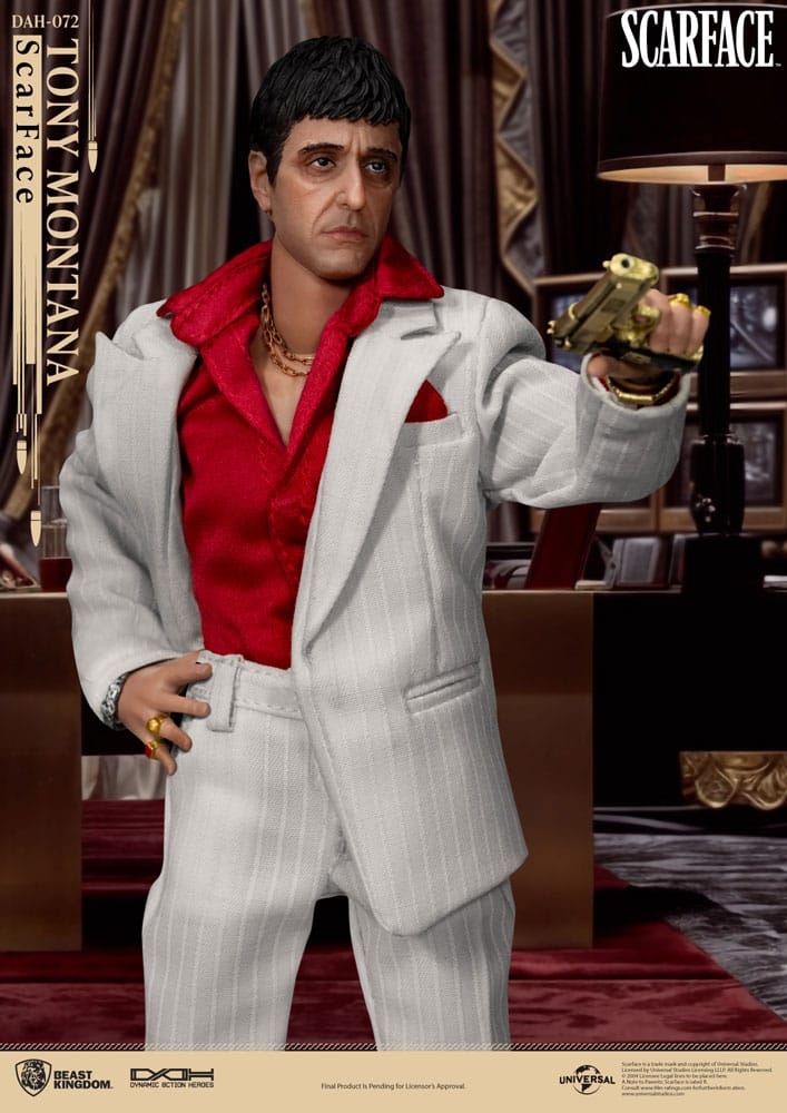 Tony Montana Dynamic Action Heroes par Beast Kingdom - figurine 1/9 Scarface de 20 cm - Reference DAH-072