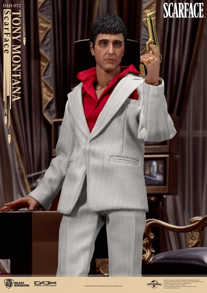 Tony Montana Dynamic Action Heroes par Beast Kingdom - figurine 1/9 Scarface de 20 cm - Reference DAH-072