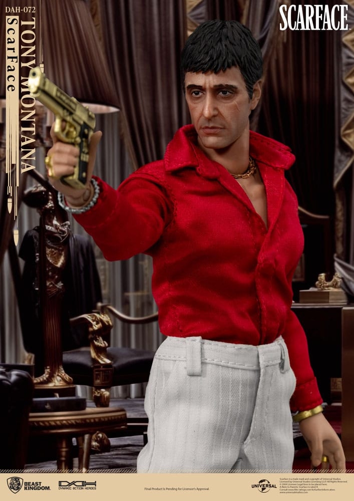 Tony Montana Dynamic Action Heroes par Beast Kingdom - figurine 1/9 Scarface de 20 cm - Reference DAH-072