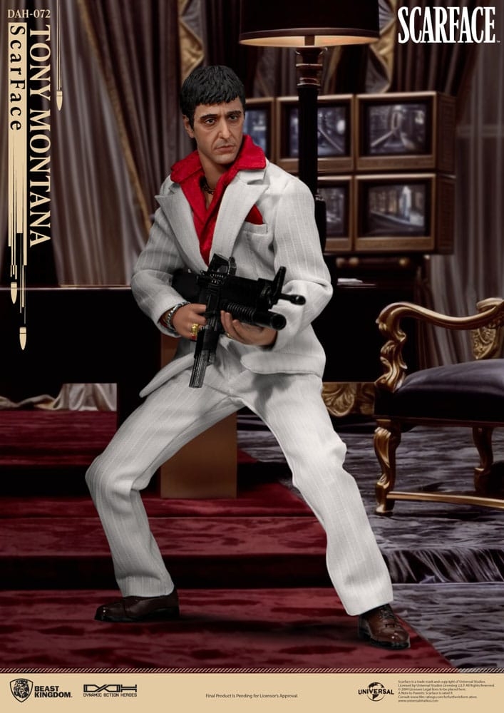 Tony Montana Dynamic Action Heroes par Beast Kingdom - figurine 1/9 Scarface de 20 cm - Reference DAH-072