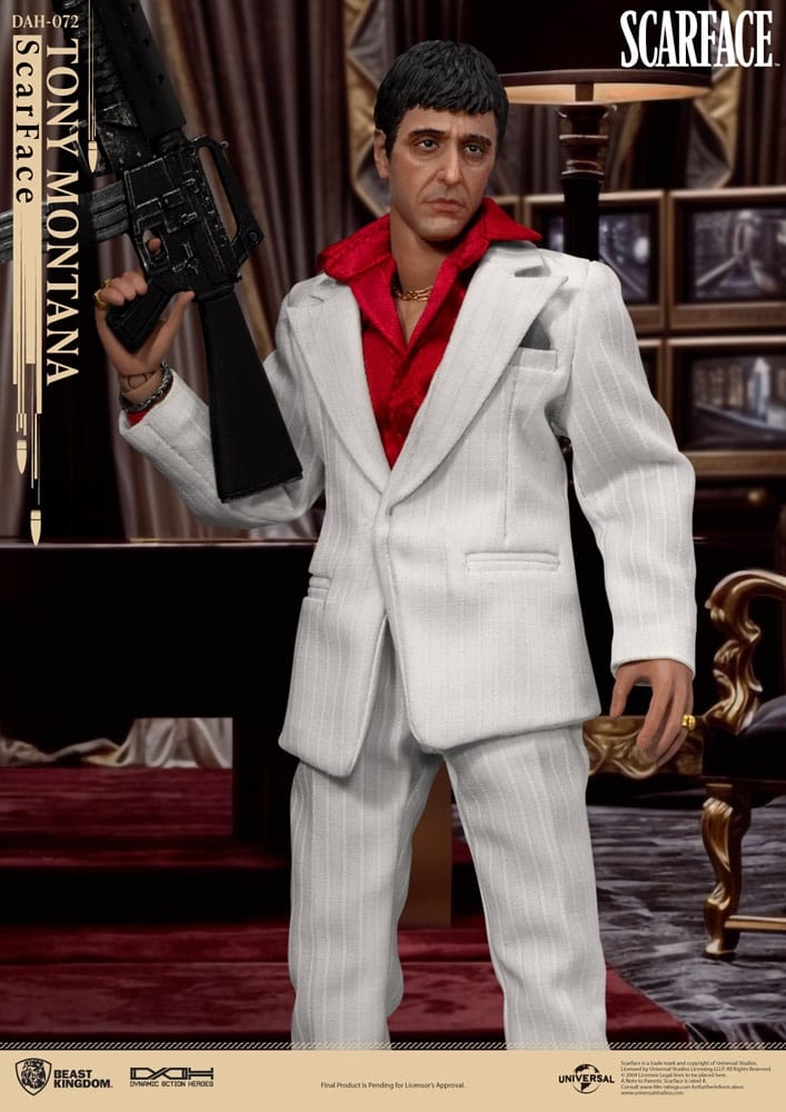 Tony Montana Dynamic Action Heroes par Beast Kingdom - figurine 1/9 Scarface de 20 cm - Reference DAH-072