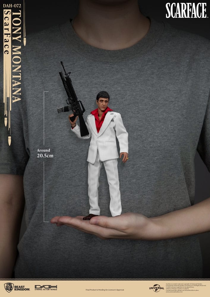 Tony Montana Dynamic Action Heroes par Beast Kingdom - figurine 1/9 Scarface de 20 cm - Reference DAH-072