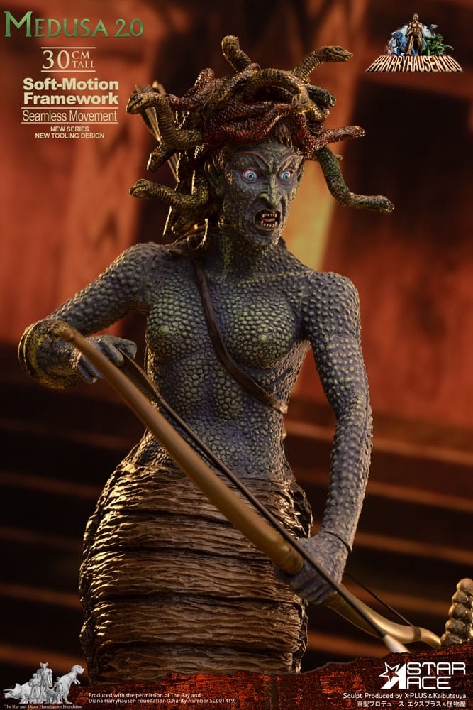 Medusa Soft Motion Series by Star Ace Toys - Clash Of The Titans 30 cm figure