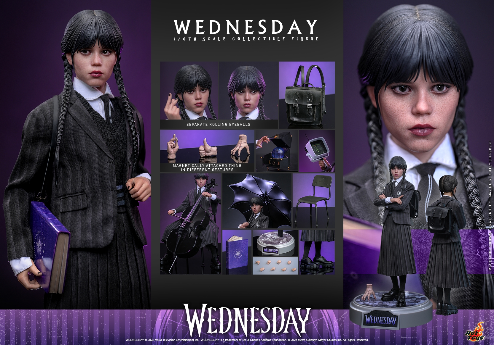 Wednesday by Hot Toys - Wednesday 1/6 scale action figure - Reference TMS135