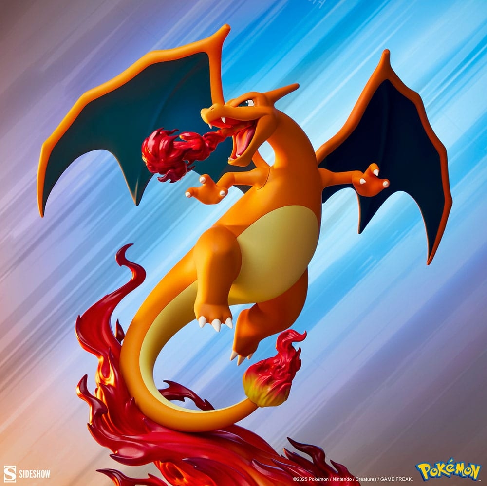 Dracaufeu par Sideshow Collectibles - statue Pokemon de 47 cm