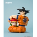 Son Goku et Kid Son Gohan SH Figuarts par Bandai Tamashii Nations - figurines Dragon Ball Z de 14 cm