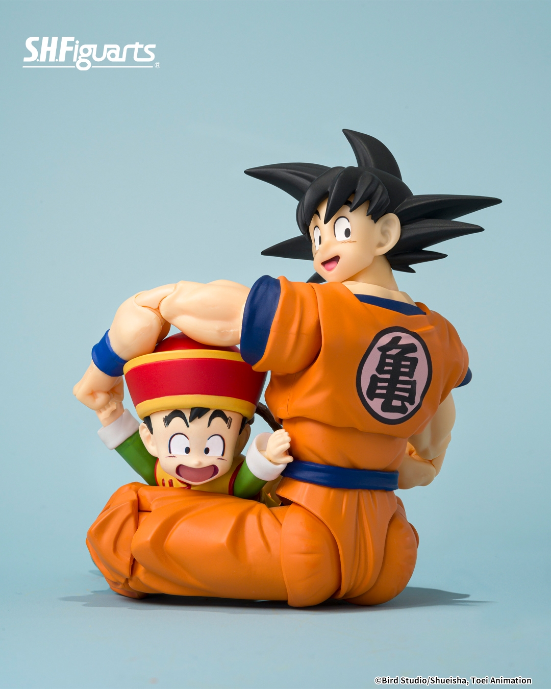 Son Goku et Kid Son Gohan SH Figuarts par Bandai Tamashii Nations - figurines Dragon Ball Z de 14 cm