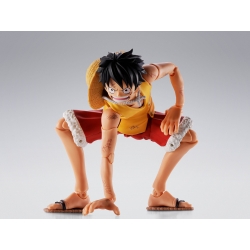 Monkey D Luffy (Marineford) SH Figuarts van Bandai Tamashii Nations - One Piece 15 cm actiefiguur