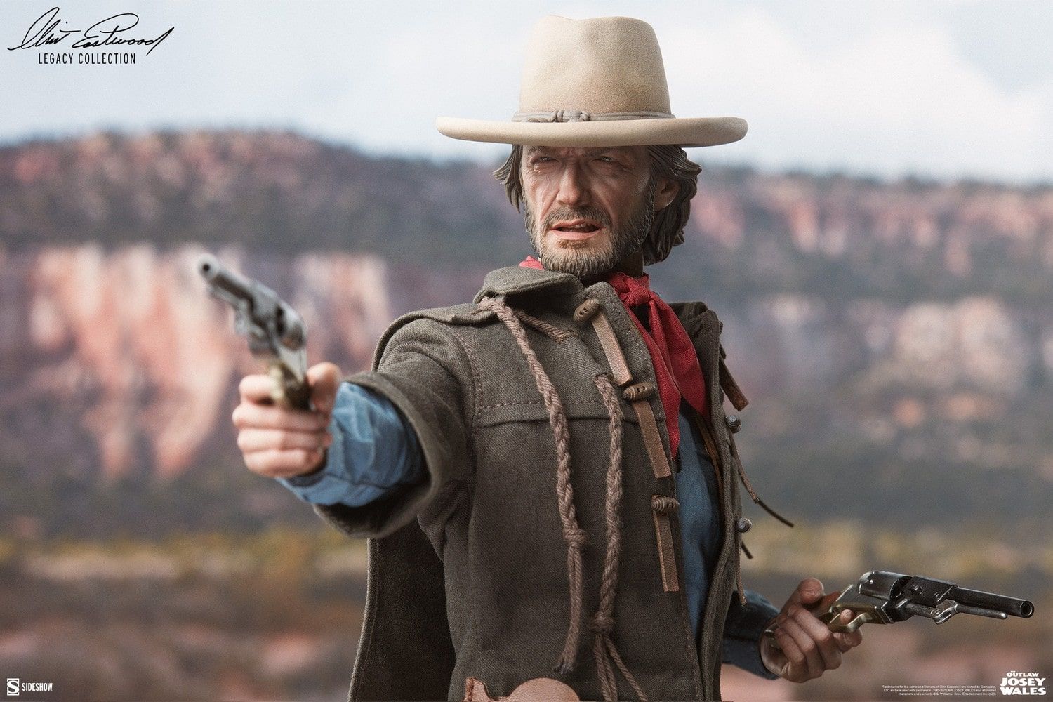 Josey Wales (Clint Eastwood) Sideshow Sixth Scale (figurine The Outlaw Josey Wales)