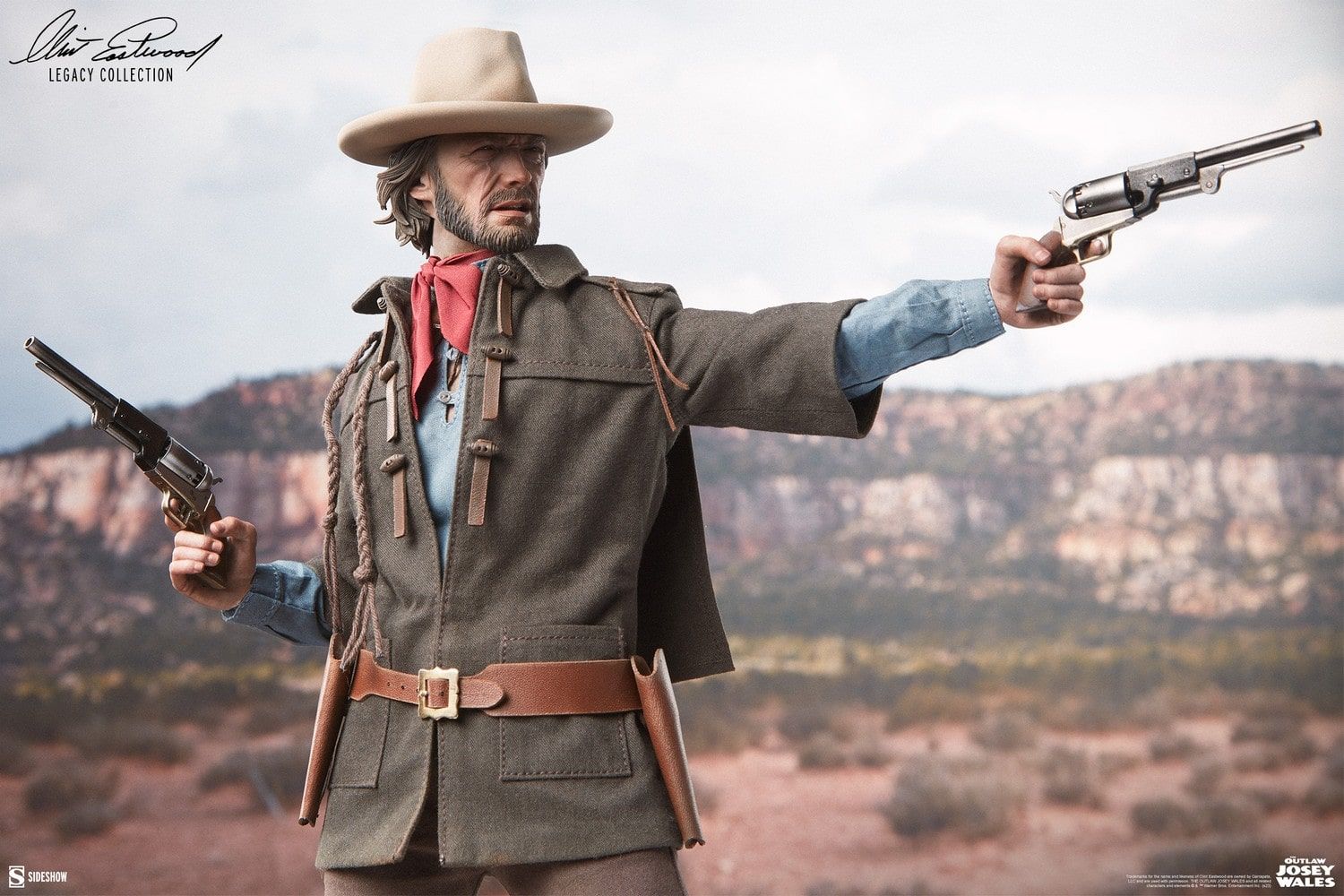 Josey Wales (Clint Eastwood) Sideshow Sixth Scale (figurine The Outlaw Josey Wales)
