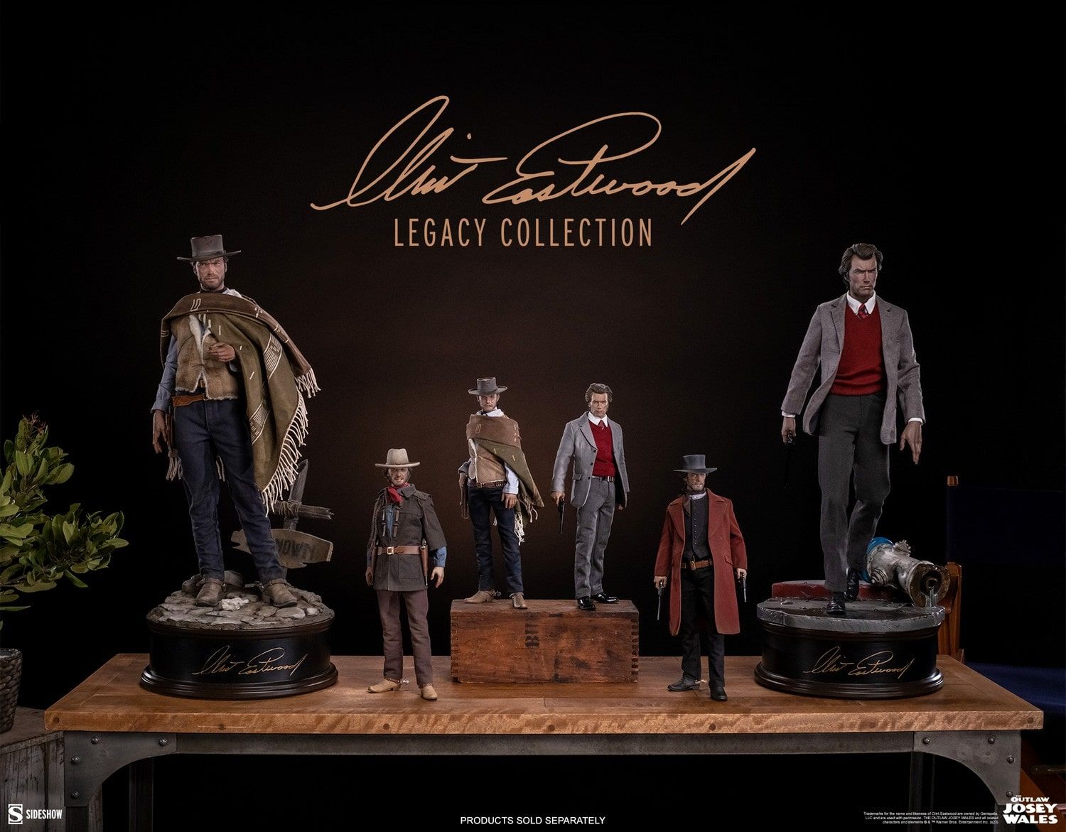 Josey Wales (Clint Eastwood) Sideshow Sixth Scale (figurine The Outlaw Josey Wales)