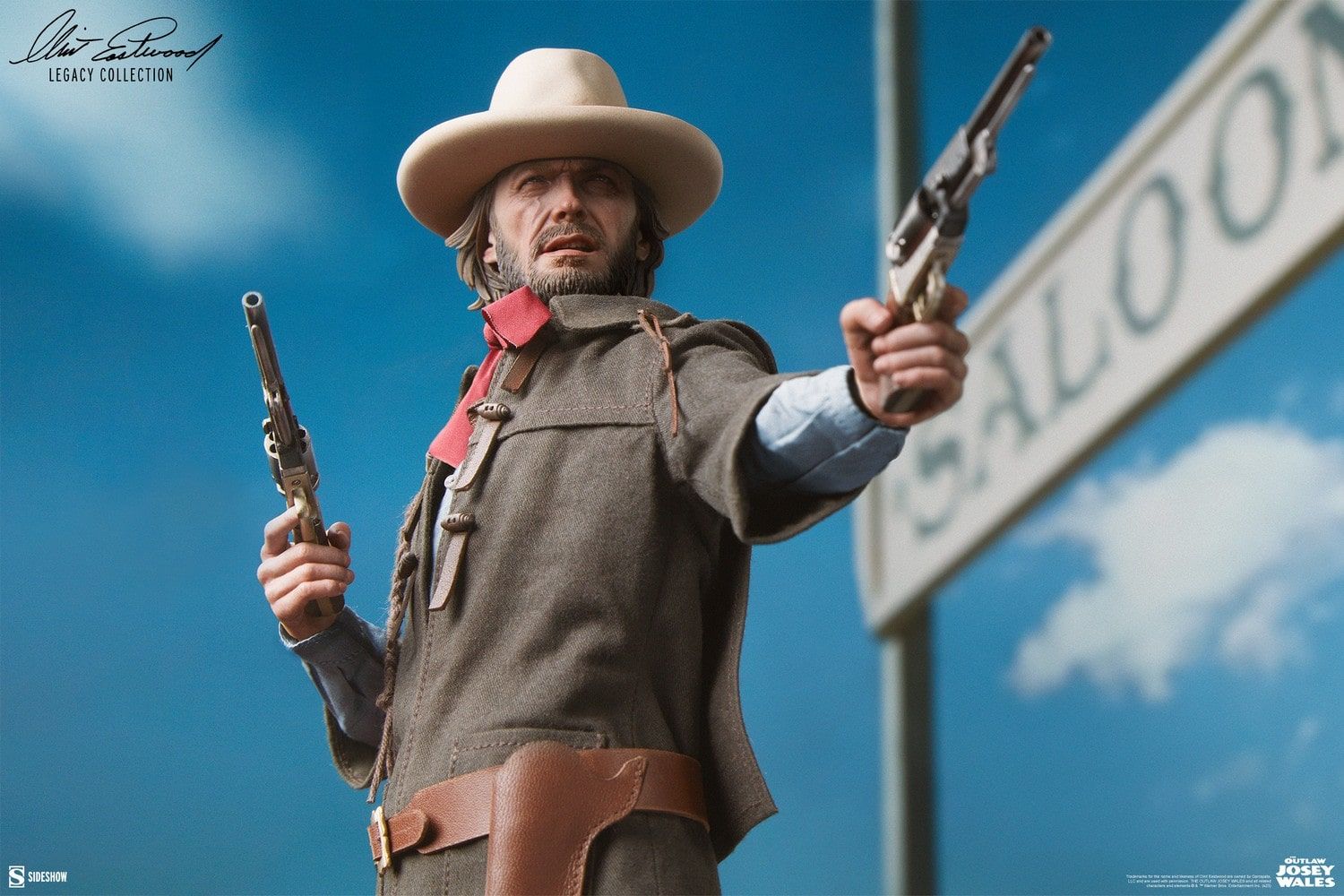 Josey Wales (Clint Eastwood) Sideshow Sixth Scale (figurine The Outlaw Josey Wales)