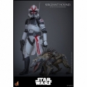 Sergeant Hound par Hot Toys - figurine 1/6 Star Wars : The Clone Wars de 30 cm - Reference TMS167