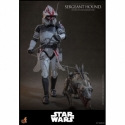 Sergeant Hound par Hot Toys - figurine 1/6 Star Wars : The Clone Wars de 30 cm - Reference TMS167