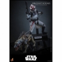 Sergeant Hound par Hot Toys - figurine 1/6 Star Wars : The Clone Wars de 30 cm - Reference TMS167