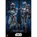 Sergeant Hound par Hot Toys - figurine 1/6 Star Wars : The Clone Wars de 30 cm - Reference TMS167