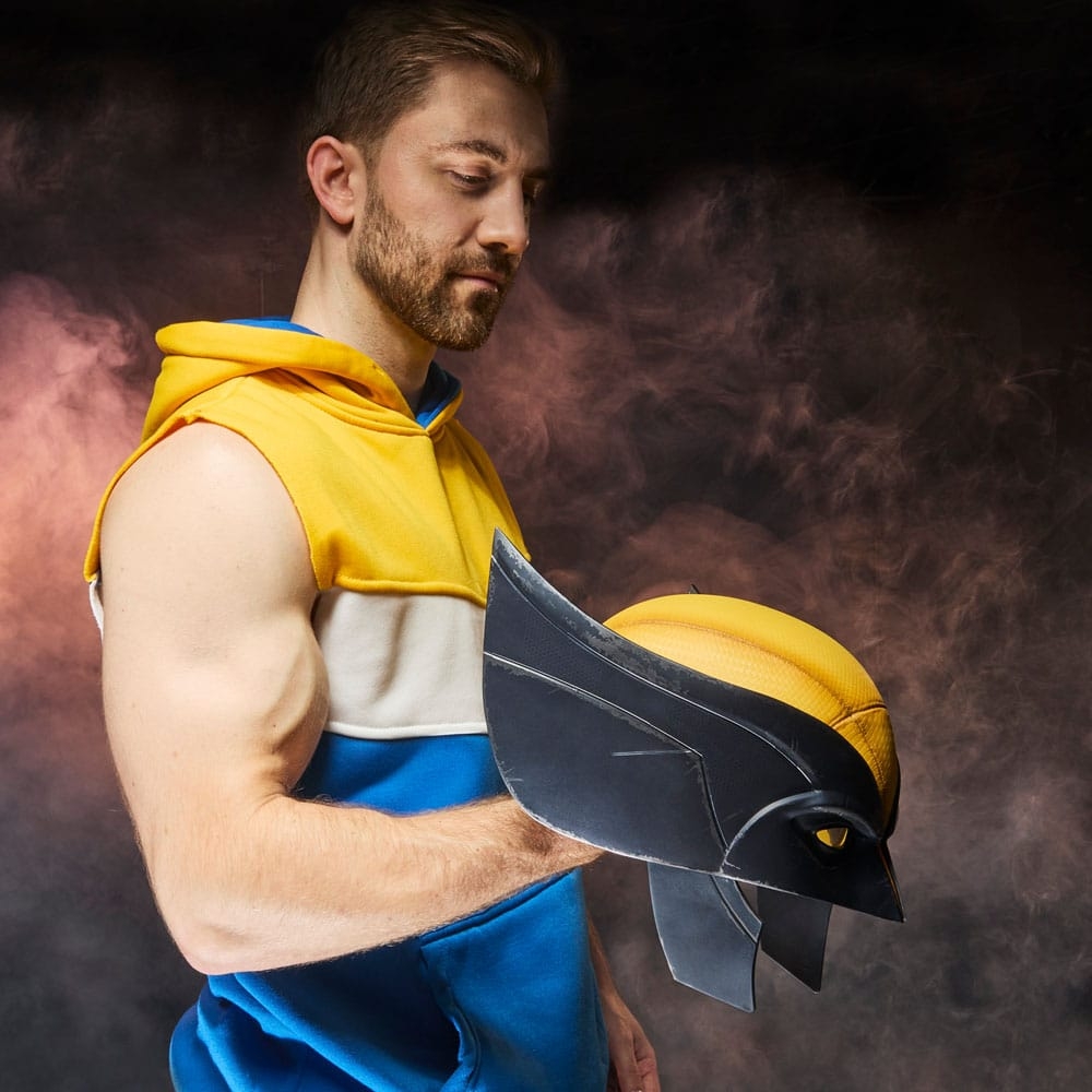 Wolverine Roleplay Marvel Legends par Hasbro - casque 1/1 Deadpool et Wolverine