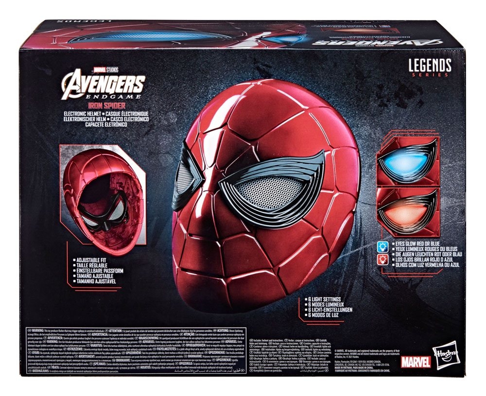 Iron Spider Marvel Legends by Hasbro - Avengers Endgame 1/1 scale helmet
