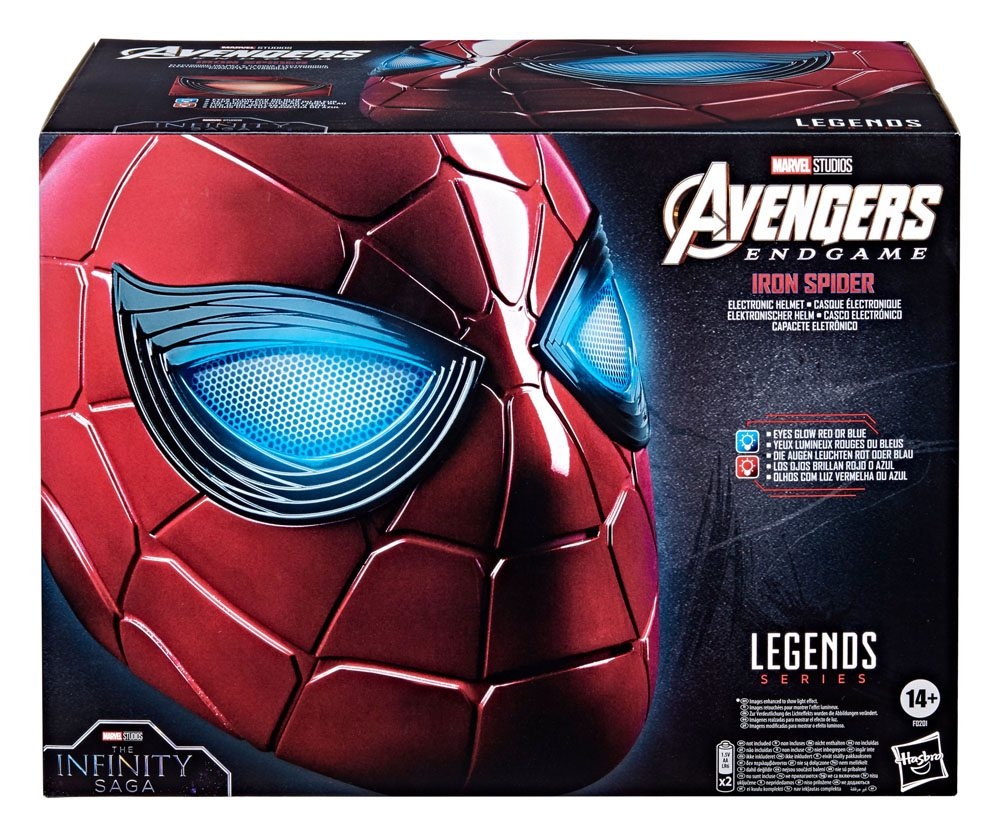 Iron Spider Marvel Legends by Hasbro - Avengers Endgame 1/1 scale helmet
