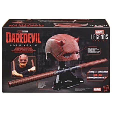 Daredevil Marvel Legends par Hasbro - casque 1/1 Daredevil Born Again Daredevil Marvel Legends par Hasbro - casque 1/1 Daredevil Born Again