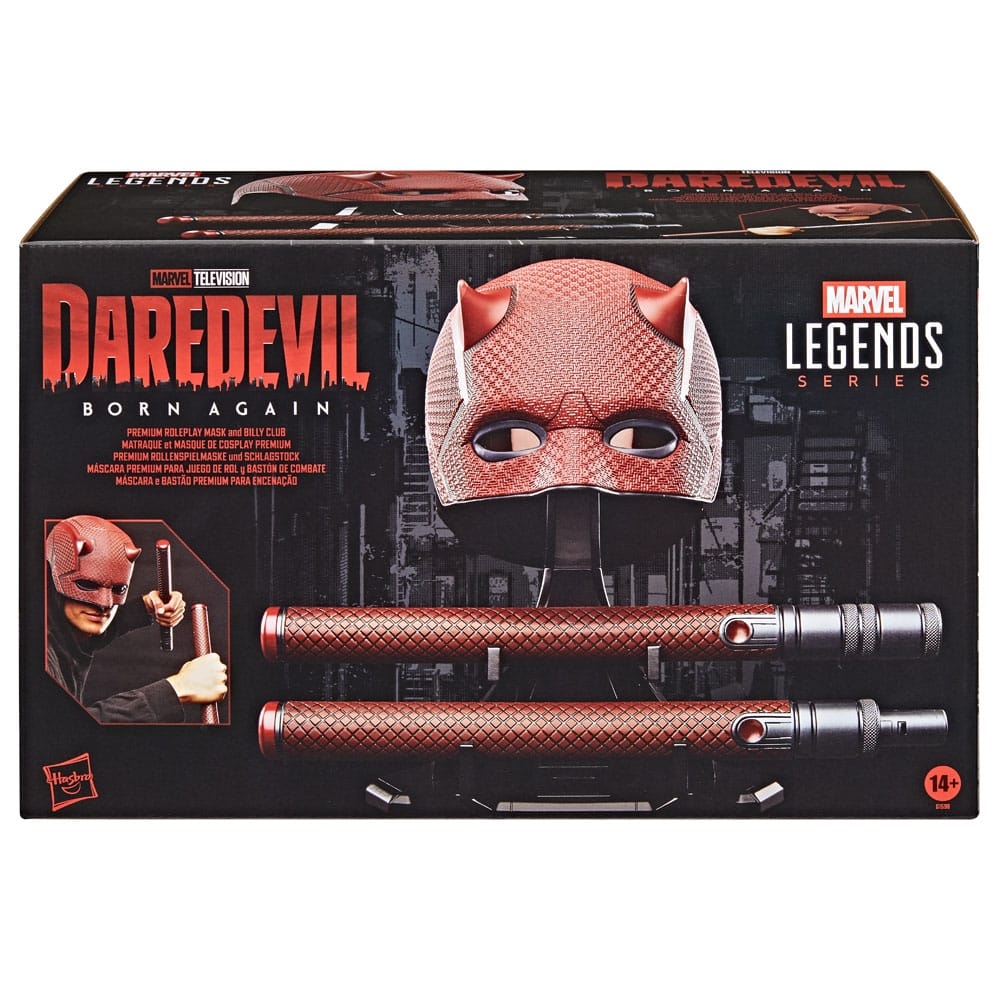 Daredevil Marvel Legends by Hasbro - Daredevil Born Again 1/1 scale helmet