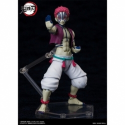Akaza Figma par Freeing - figurine Demon Slayer : Kimetsu No Yaiba de 15 cm