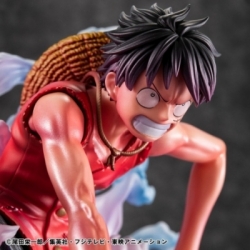Monkey D. Luffy (Gear 2) Portrait of Pirates POP van Megahouse - One Piece 19 cm figuur