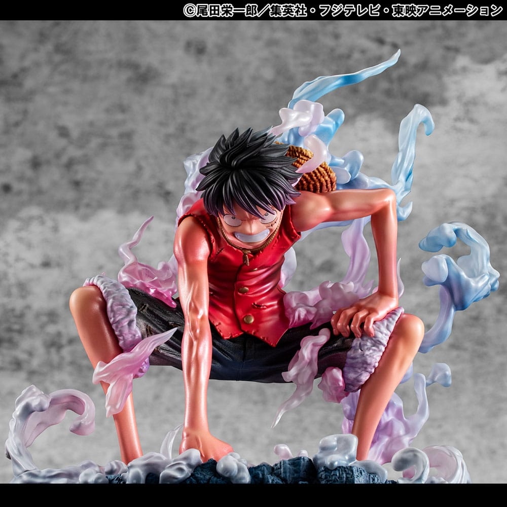 Monkey D. Luffy (Gear 2) Portrait of Pirates POP par Megahouse - figurine One Piece de 19 cm