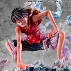 Monkey D. Luffy (Gear 2) Portrait of Pirates POP van Megahouse - One Piece 19 cm figuur