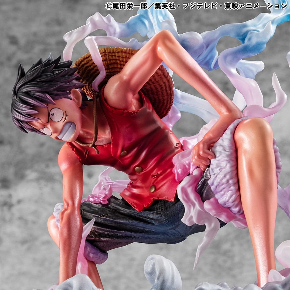 Monkey D. Luffy (Gear 2) Portrait of Pirates POP par Megahouse - figurine One Piece de 19 cm