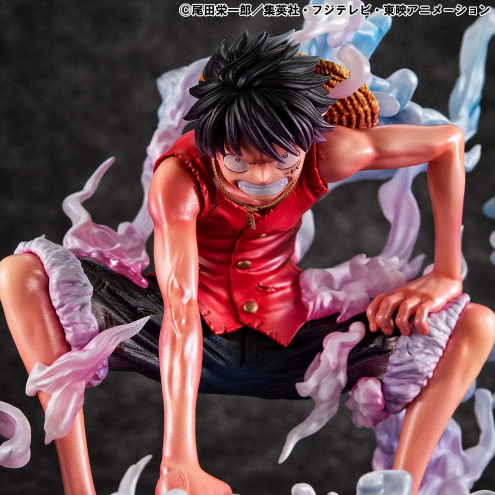 Monkey D. Luffy (Gear 2) Portrait of Pirates POP par Megahouse - figurine One Piece de 19 cm